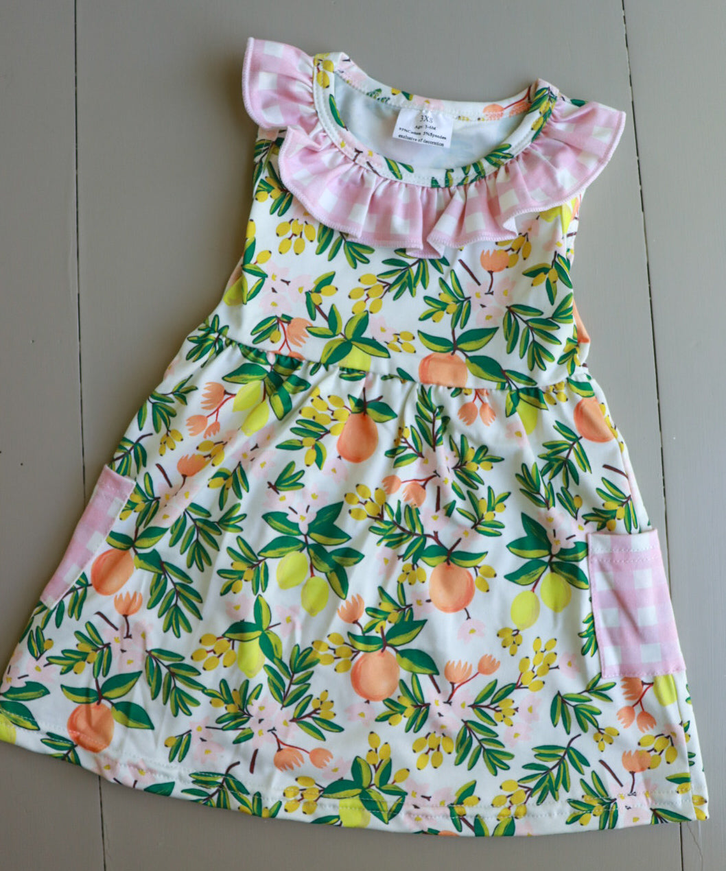 Just Peachy Girls Dress
