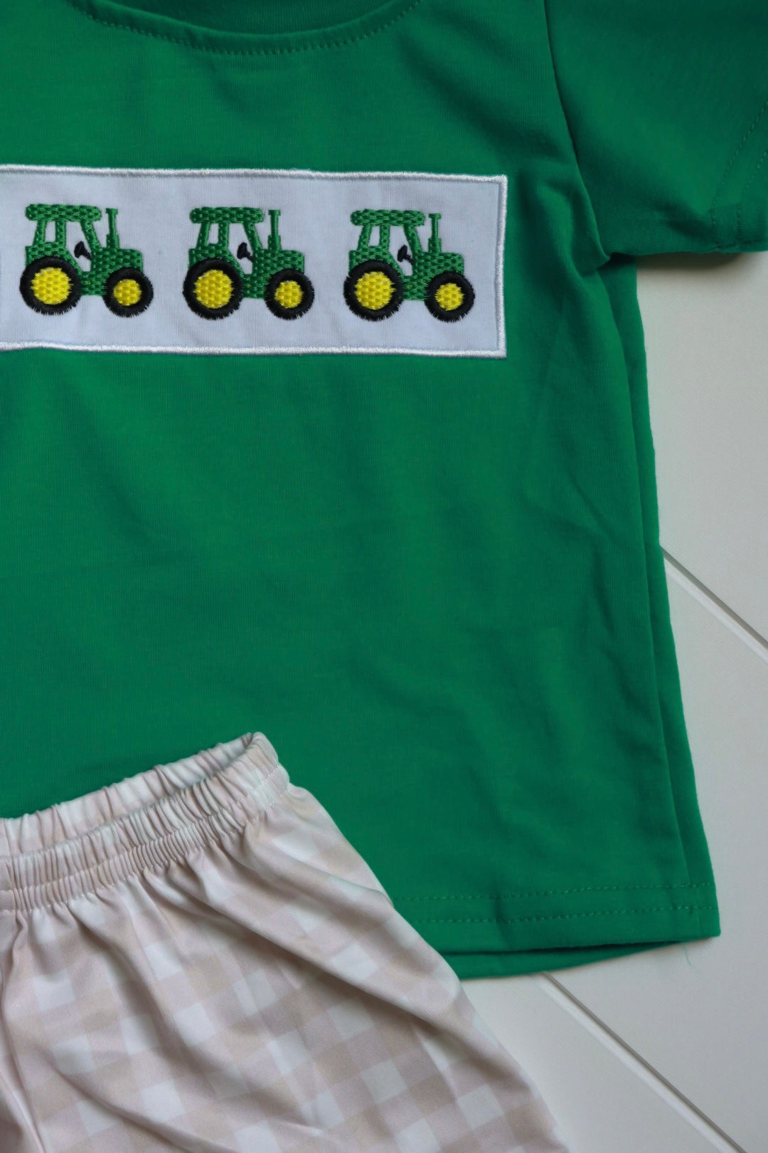 Boys Tractor Short Set